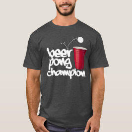 Camiseta CAMPEÃO de Pong da CERVEJA