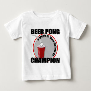 Camiseta Campeão de Pong da cerveja