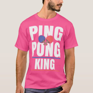 Camiseta Campeão de Tênis de Mesa para Ping Pong de Escritó