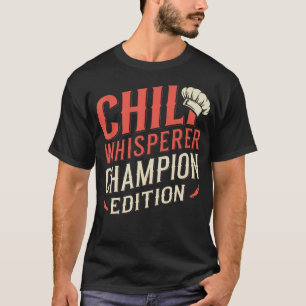 Camiseta Campeão do Concurso de Chili, Mestre em Chili, Cul