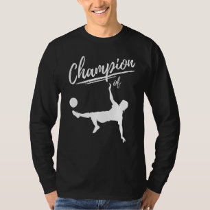 Camiseta Campeão do jogador de futebol