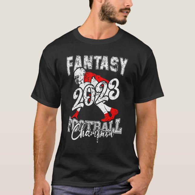 Camiseta Campeão Fantasy League Vencedor 2023 Fantasy Foo (Frente)