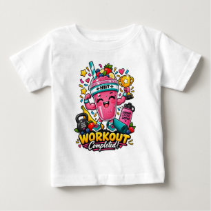 Camiseta Campeão Feliz do Smoothie HIIT Treino Concluído Ca