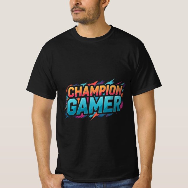 Camiseta Campeão Gamer  (Frente)