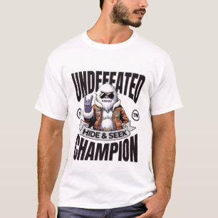 Camiseta Campeão invicto de esconde-esconde