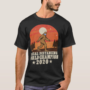 Camiseta Campeão Mundial de Distância Social Bigfoot