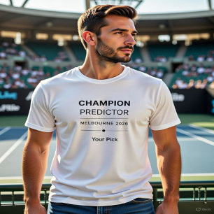 Camiseta Campeão Previsor – Tênis Melbourne 2026