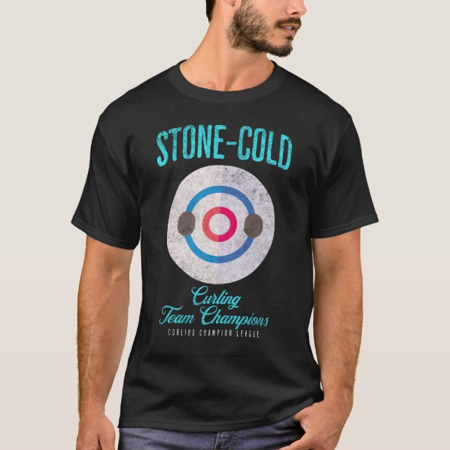 Camiseta Campeões de Curling a Frio Pedra (Frente)