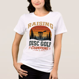 Camiseta Campeões de Disc Golf Retro Sunset Design