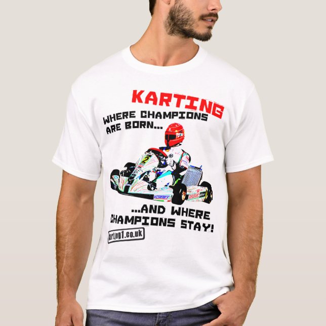 Camiseta Campeões de Karting (Frente)