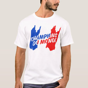 Camiseta Campeões do futebol do futebol de France do mundo