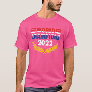 Camiseta Campeões do Mundo 2022 Países Baixos Futebol 2022