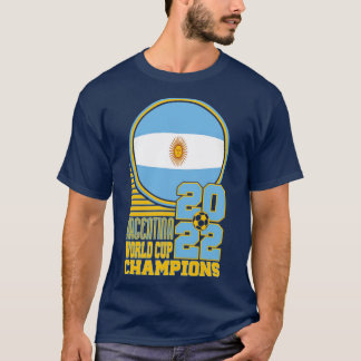 Camiseta Campeões do Mundo Argentina de 2022