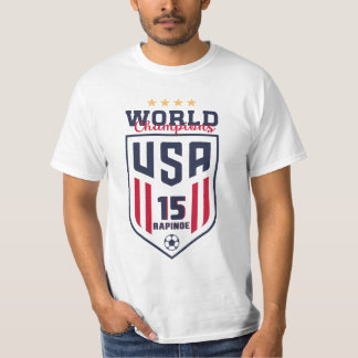 Camiseta Campeões do Mundo da USWNT Megan Rapinoe