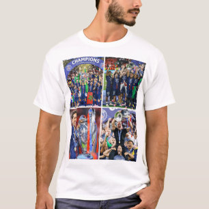 Camiseta Campeões Europeus de Futebol de Paris Personaliza