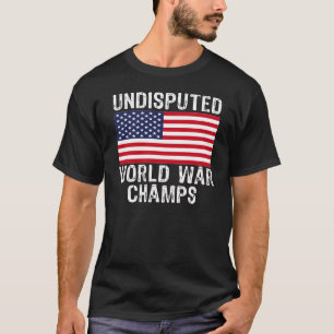 CAMISETA CAMPEÕES INDISPUTADOS DA GUERRA MUNDIAL