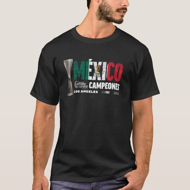 Camiseta Campeões México, Liga das Nações do Concacaf. (Frente)