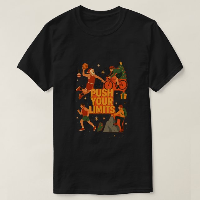 Camiseta 🔥 Campeões Multiesportes - Tee de Poder Atlético (Frente do Design)
