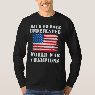 Camiseta Campeões Mundiais de Guerra Patrióticos Invictos C