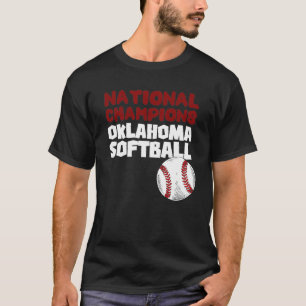 Camiseta campeões nacionais de softball em Oklahoma