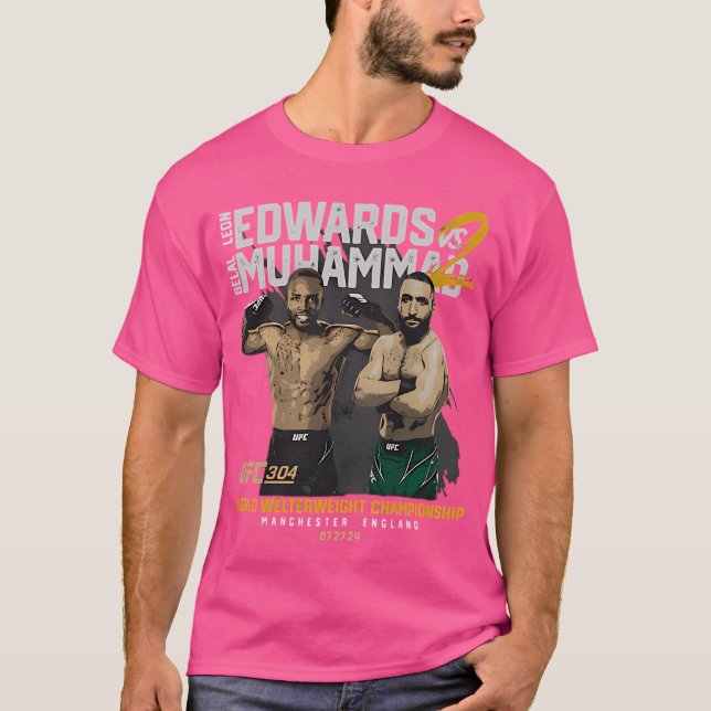 Camiseta Campeonato Belal Muhammad Welterweight (Frente)