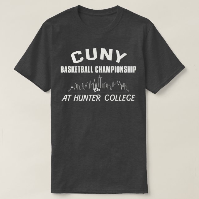 Camiseta Campeonato da CUNY de Basquete (Frente do Design)