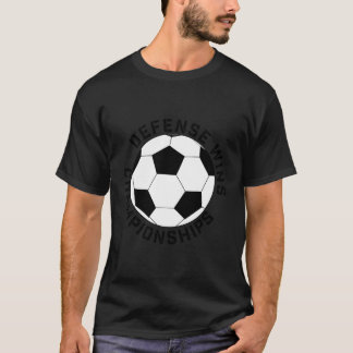 Camiseta Campeonato da Defesa Ganha Futebol Jogador da Equi