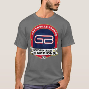Camiseta Campeonato da Liga Sul de Greenville Braves 1992