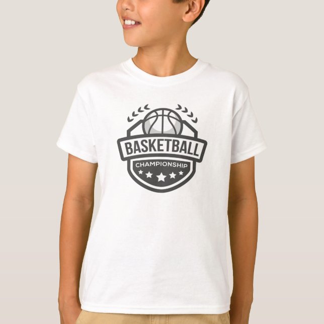 Camiseta Campeonato de basquetebol-nba-engraçado (Frente)