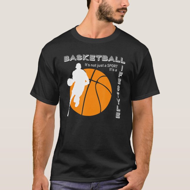 Camiseta Campeonato de Estilo de Vida de Basquete (Frente)