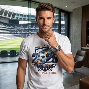 Camiseta Campeonato de Futebol Esportivo Personalizado 2026