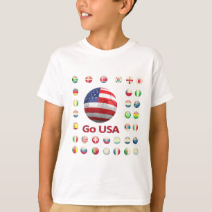 Camiseta Campeonato do mundo dos EUA África do Sul 2010