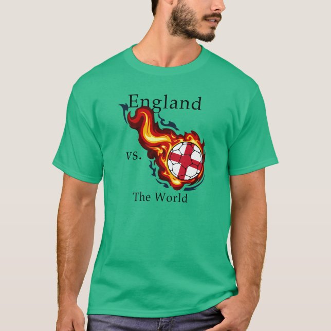 Camiseta Campeonato do Mundo - Inglaterra vs. Mundo (Frente)
