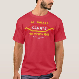 Camiseta Campeonato do Vale do Karate de 1984, vintage 1