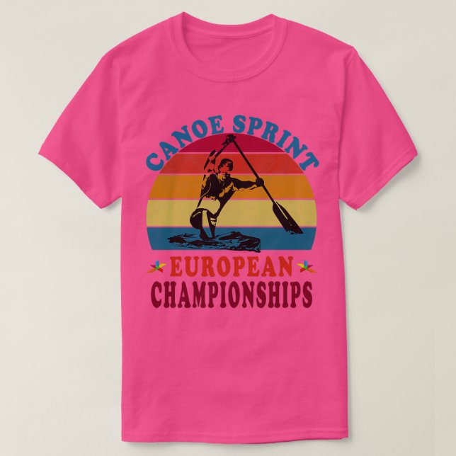 Camiseta Campeonato Europeu de Canoína Sprint (Frente do Design)