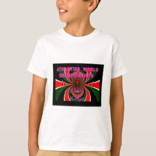 Camiseta Campeonato Mundial de atletismo do Quénia: Bandeir