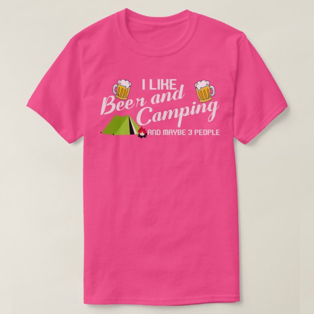 Camiseta Camper Bebendo Cerveja Selvagem (7) (Frente do Design)