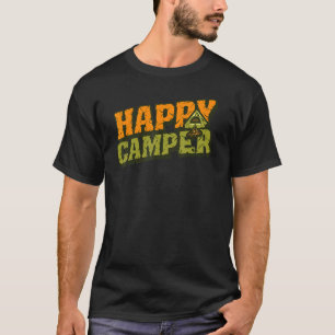 Camiseta Camper Feliz Tent Legal Acampamento