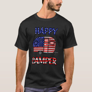 Camiseta Camper Merica American Happy Pride Flag 4° De Jul