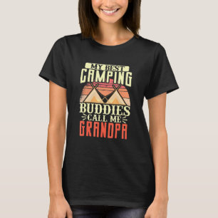 Camiseta Camper Outdoor Tent Meus Melhores Amigos De Acampa
