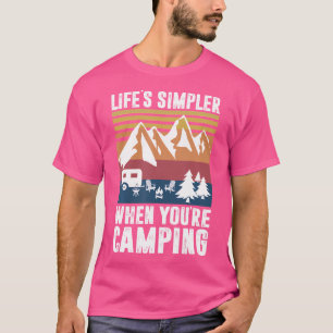 Camiseta Camper Presente Com Ditos Mens Mulheres Simpl Da V