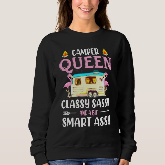 Camiseta Camper Queen Classy Sassy E Um Bit Smart Assy (Frente)