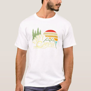Camiseta Camper Rv Trailer - Feliz Campanha Caravan Campsit