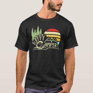 Camiseta Camper Rv Trailer Happy Camping Caravan Campsite R