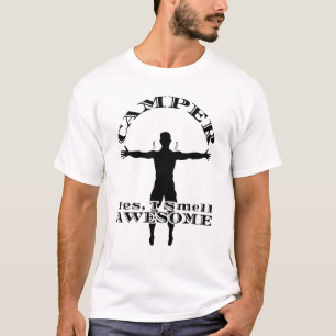 Camiseta Camper Sim, Cheiro Incrível Tent C