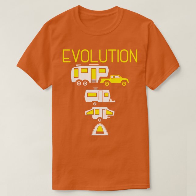 Camiseta Camper Van Evolution (Frente do Design)