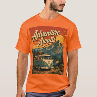Camiseta Camper Vintage Aventura Espera