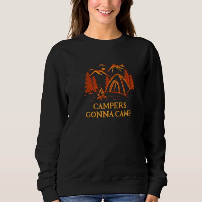 Camiseta Campers Gonna Camp Summer Vacation Tropical Trip C (Frente)