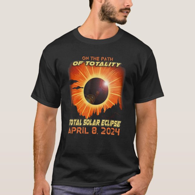 Camiseta Campestre No Caminho Da Totalidade Eclipse Total D (Frente)