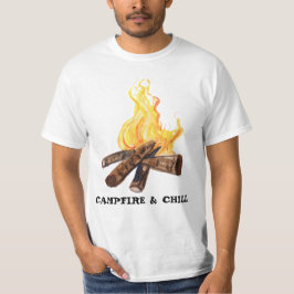 Camiseta CAMPFIRA E CHILL Camping Bonfire